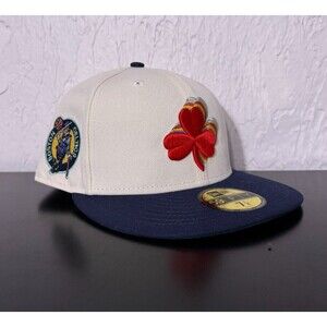 7 1/4 Boston Celtics MyFitteds Necco Cascading Shamrock Fitted Hat Mens New Era